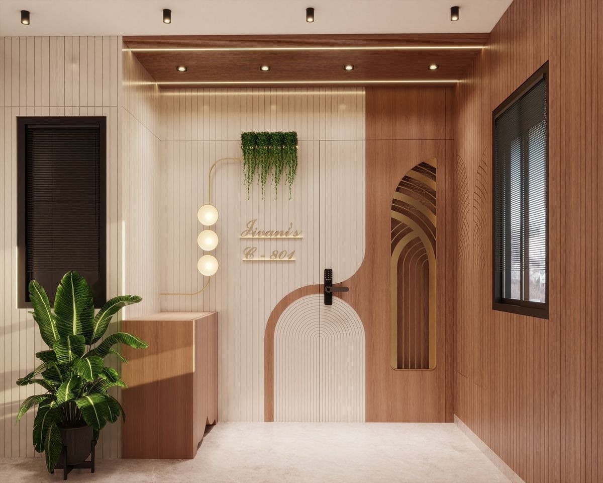 Entrance Panelling design