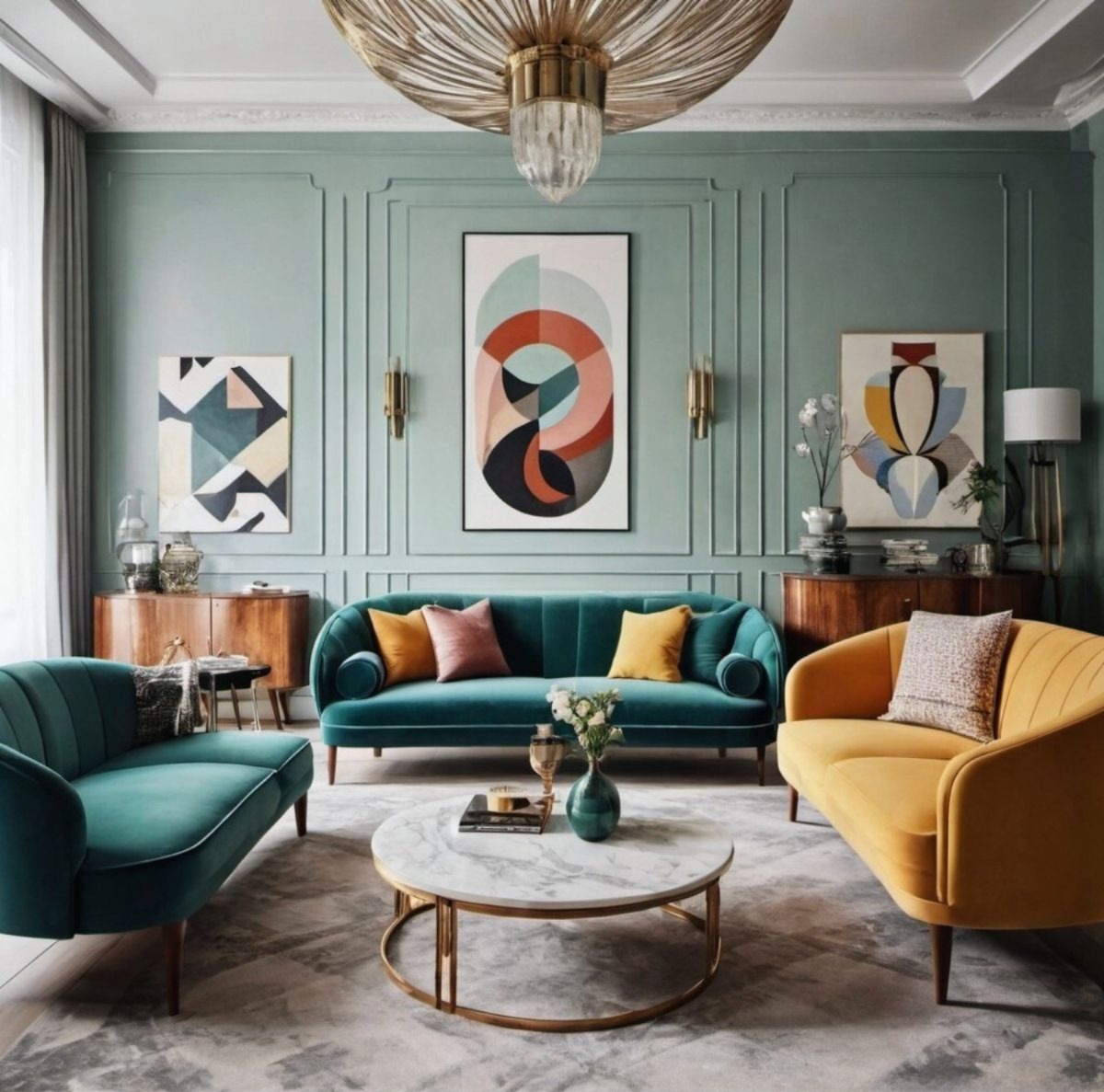 Art Deco interior theme