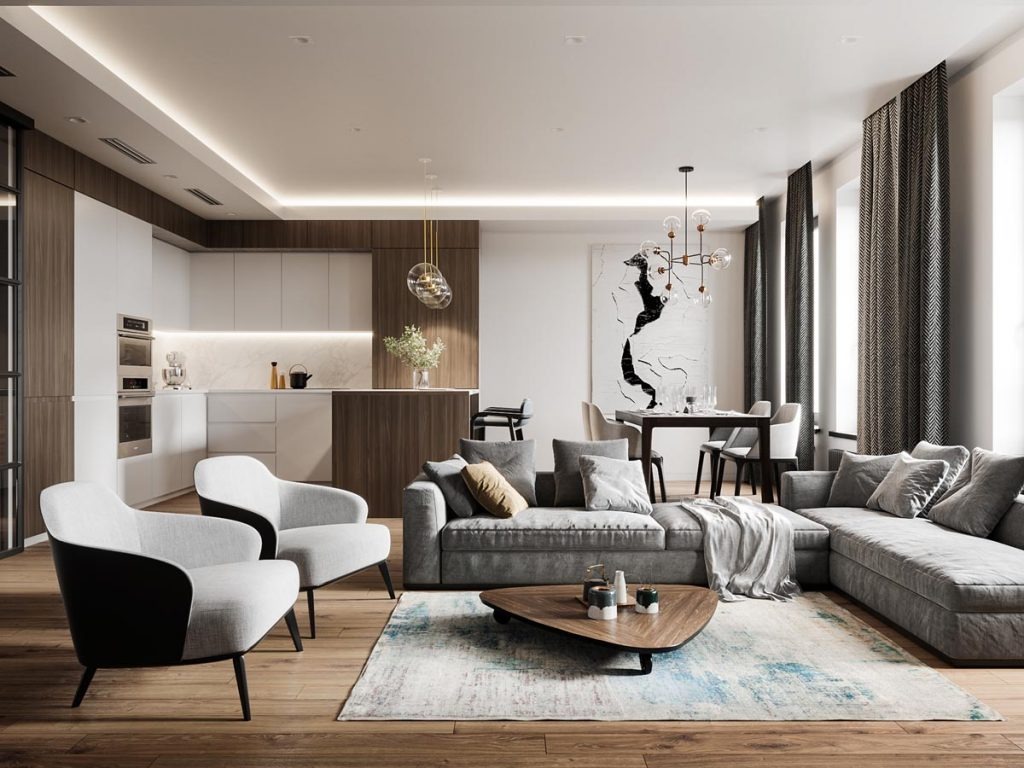 Modern interior theme